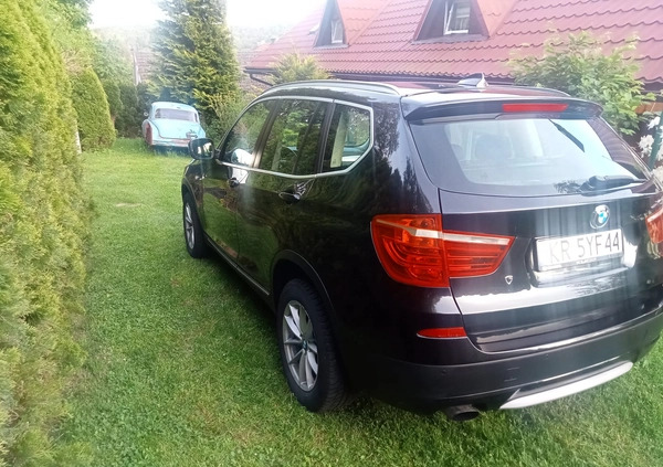 BMW X3 cena 58000 przebieg: 140000, rok produkcji 2011 z Kraków małe 466